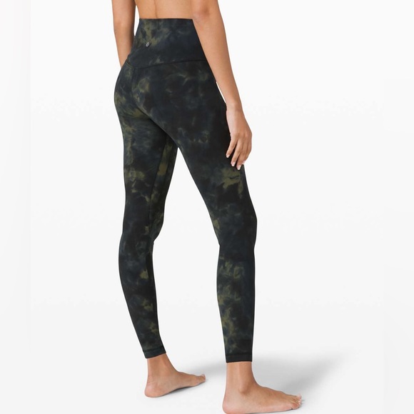 lululemon athletica Pants - Lululemon Align 25” Pant - Diamond Dye Graphite Grey Bronze Green